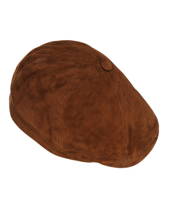 Stetson 6-Panel Cap Goat Suede | Brown