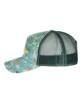 Stetson Trucker Cap Aloha Print | Groen