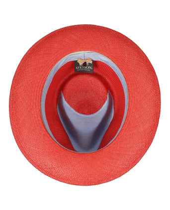 Robarro Fedora Panama Hat | Red