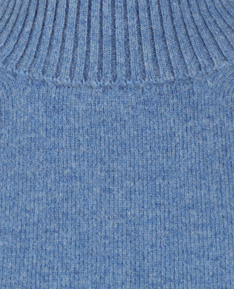 William Lockie Women's Collar Lambswool | Blue