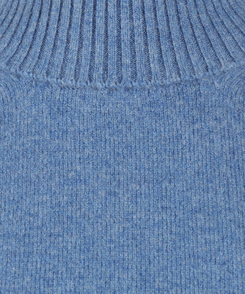 William Lockie Women's Collar Lambswool | Blue