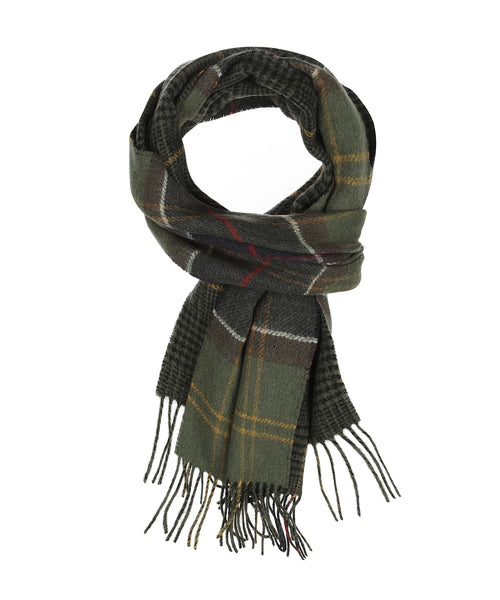 Barbour Dramside Reversible Scarf | Green