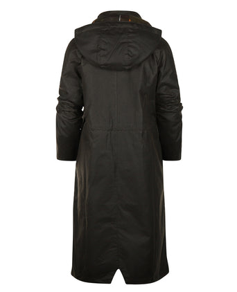 Barbour Long Cannich Wax Jacket Women's | Green