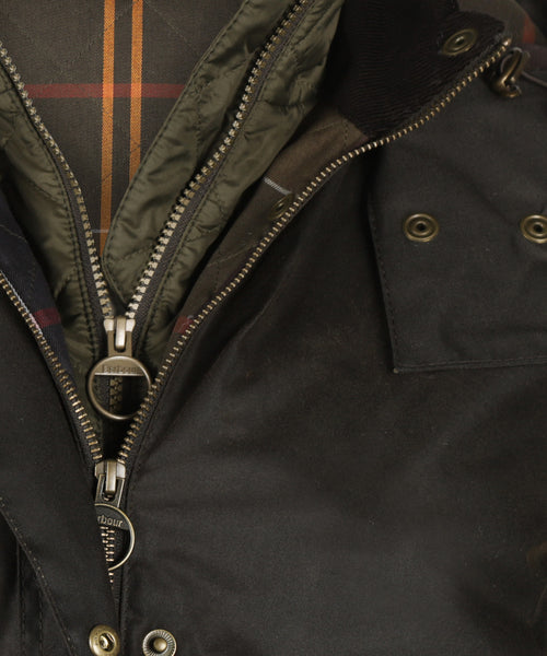 Barbour Long Cannich Wax Jacket Women's | Green