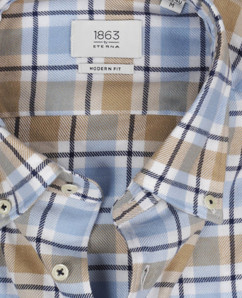 Eterna Shirt Brushed Cotton | Bruin