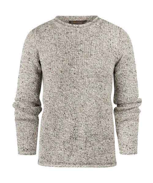 Fisherman Women's Round Neck Sweater | Brown