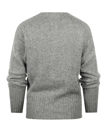 Harley of Scotland Women's Chunky Knit Button Cardigan | Gray