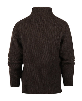 Harley of Scotland Women's Turtle Pullover | Brown