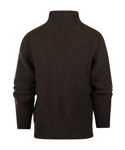 Harley of Scotland Women's Turtle Pullover | Brown