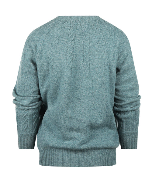 Harley of Scotland Women's Crew Neck Sweater | Green