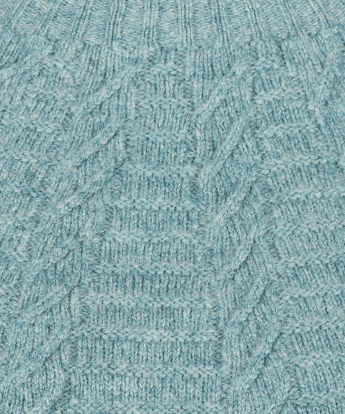 Harley of Scotland Women's Crew Neck Sweater | Green