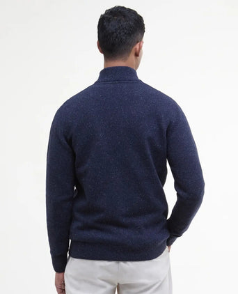 Tisbury High Zip Sweater | Navy Blue