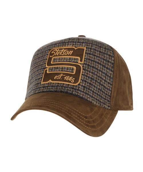 Stetson Trucker Cap Oily Goat Cashmere/Wool | Brown