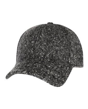 Stetson Baseball Cap Donegal Tweed | Grey
