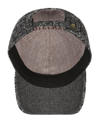 Stetson Baseball Cap Donegal Tweed | Grey