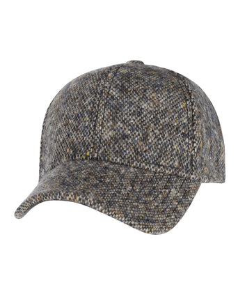 Stetson Baseball Cap Donegal Tweed | Blue