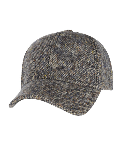 Stetson Baseball Cap Donegal Tweed | Blue