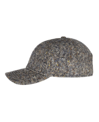 Stetson Baseball Cap Donegal Tweed | Blue
