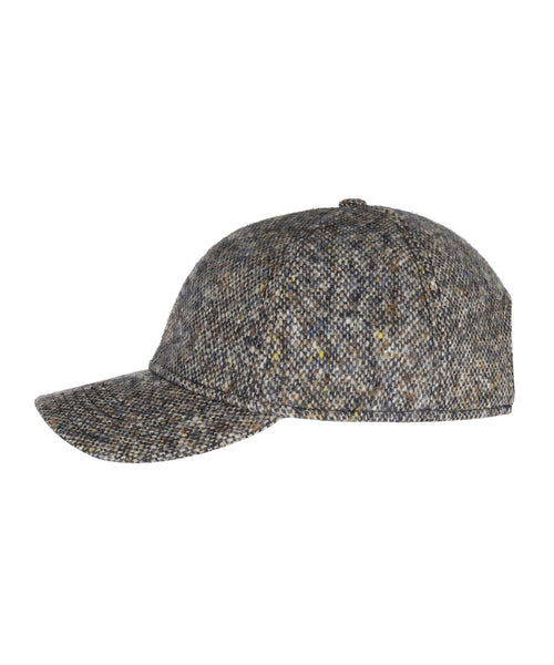 Stetson Baseball Cap Donegal Tweed | Blue