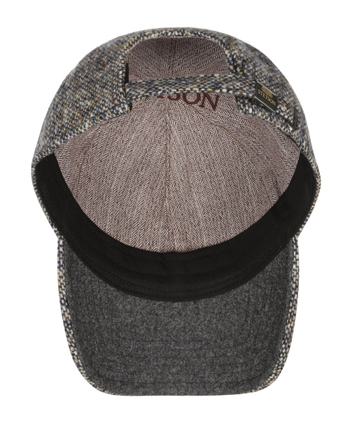 Stetson Baseball Cap Donegal Tweed | Blue
