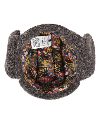 Stetson Bomber Cap Denim Garage Theme | Black