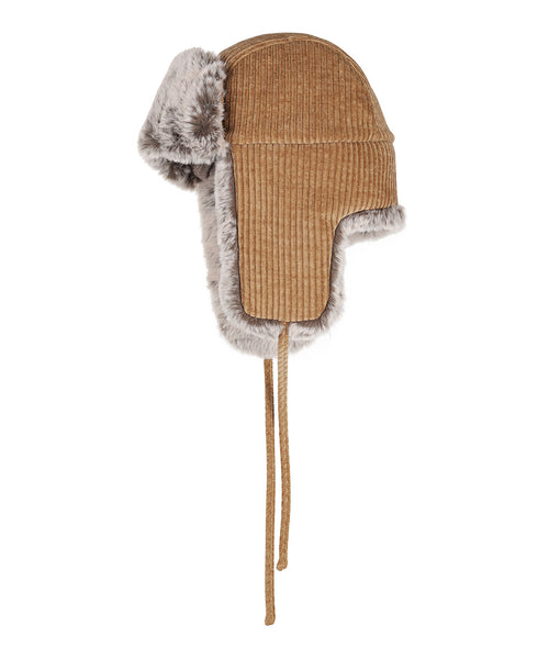 Stetson Corduroy Jersey Pilot Hat | Beige