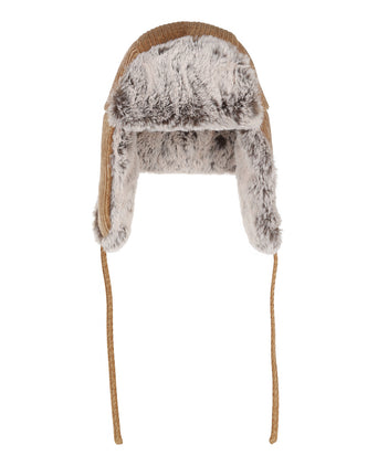 Stetson Corduroy Jersey Pilot Hat | Beige