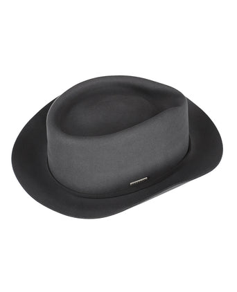Stetson Pork Pie Soft Felt | Grey