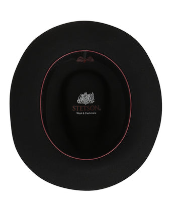 Stetson Fedora Wool Felt | Black