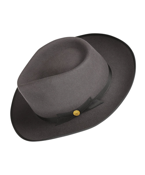 Stetson Fedora Furfelt 160Y | Anthracite Grey