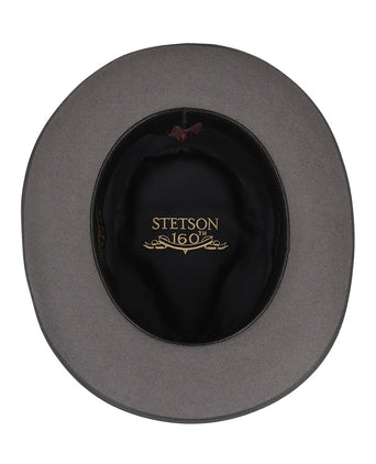 Stetson Fedora Furfelt 160Y | Anthracite Grey
