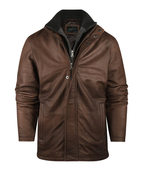 Leather Jacket | Brown