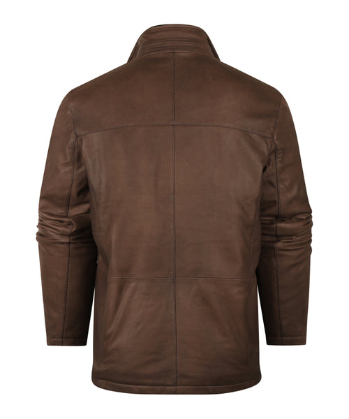 Leather Jacket | Brown
