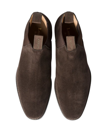 Loake Chatsworth Chelsea Boot Suede | Brown
