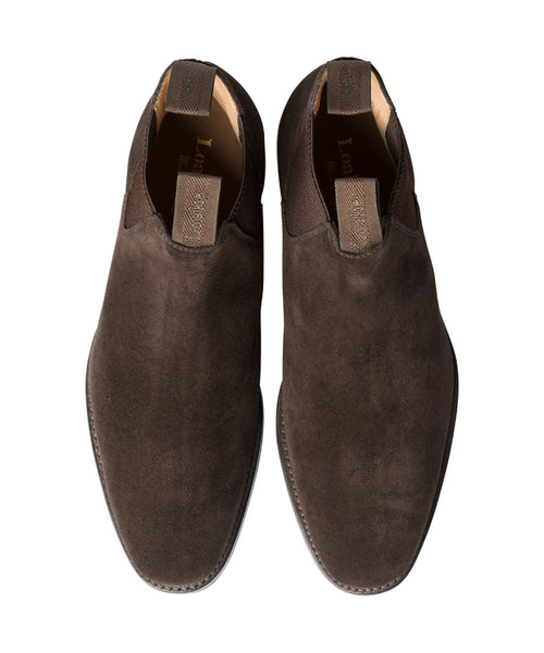 Loake Chatsworth Chelsea Boot Suede | Brown