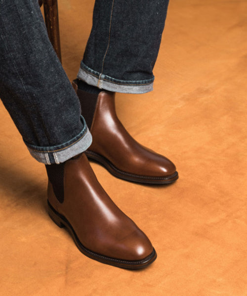 Loake Chatsworth Chelsea Boot, Waxy Brown
