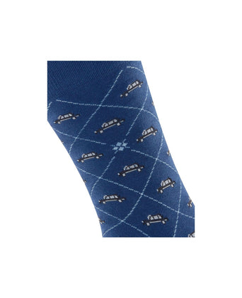 Burlington Socks Black Cab | Blue