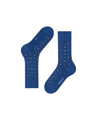 Burlington Socks Black Cab | Blue