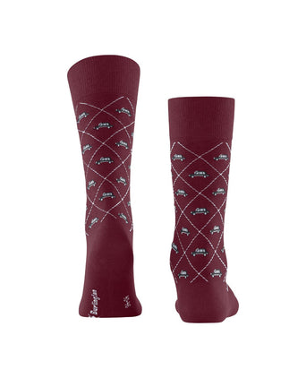 Burlington Sokken Black Cab | Rood