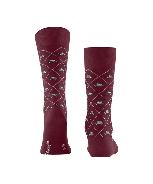 Burlington Sokken Black Cab | Rood