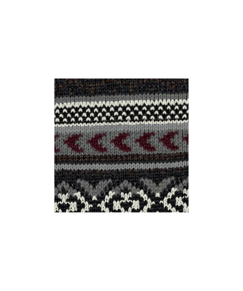 Burlington Fair Isle Sock | Black