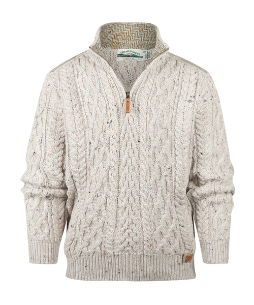 Half Zip Pullover | Beige