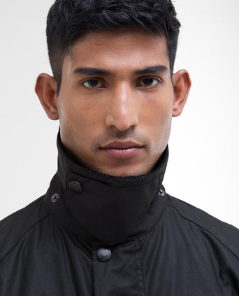 Ashby Wax Jacket | Black