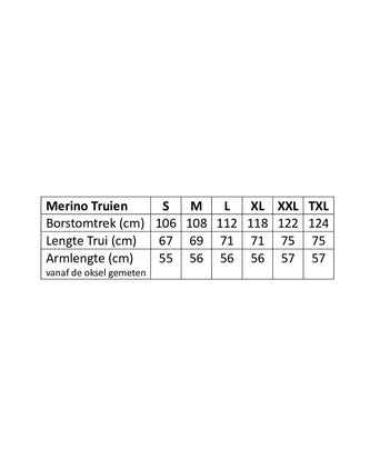 Turtle trui Merino wol | Zwart