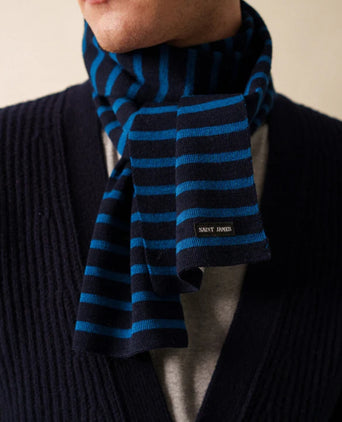 Saint James Sjaal Wol | Blauw