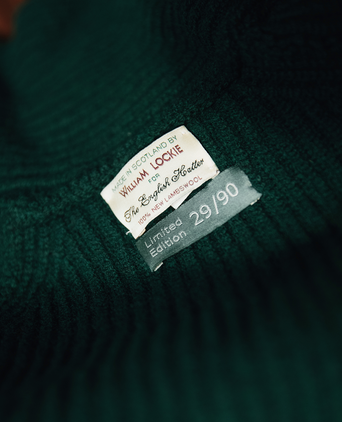 Sjaalkraag Vest 90 Years Edition | 90 Y Green