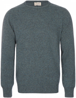 William Lockie Ronde Hals Lamswol Pullover | Moorland