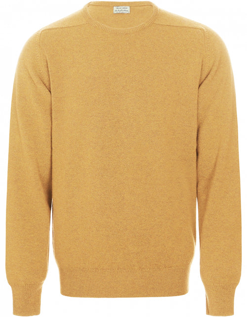 Pullover Lamswol ronde hals | Harvest Gold