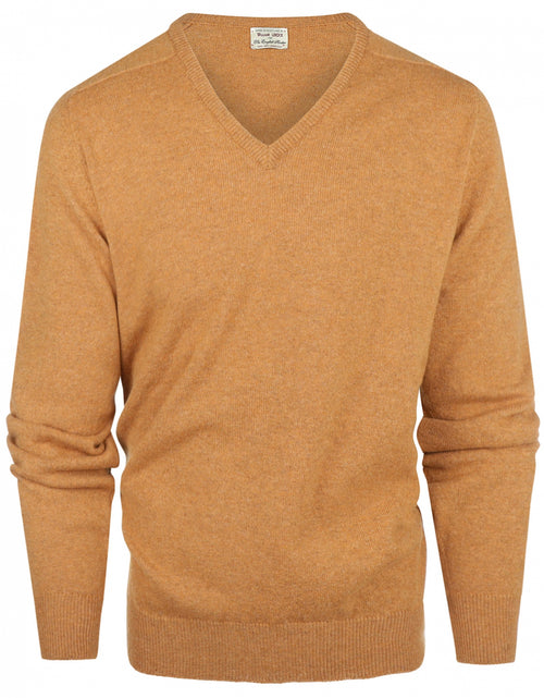 William Lockie Pullover Lambswool V-neck | Gazelle