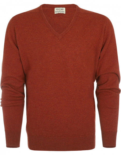 William Lockie Pullover Lamswol V-hals | Tiger